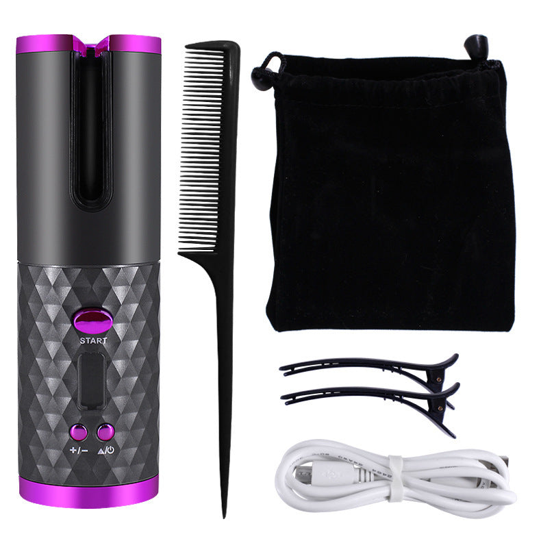 Rechargeable Automatic Hair Curler Women Portable Hair