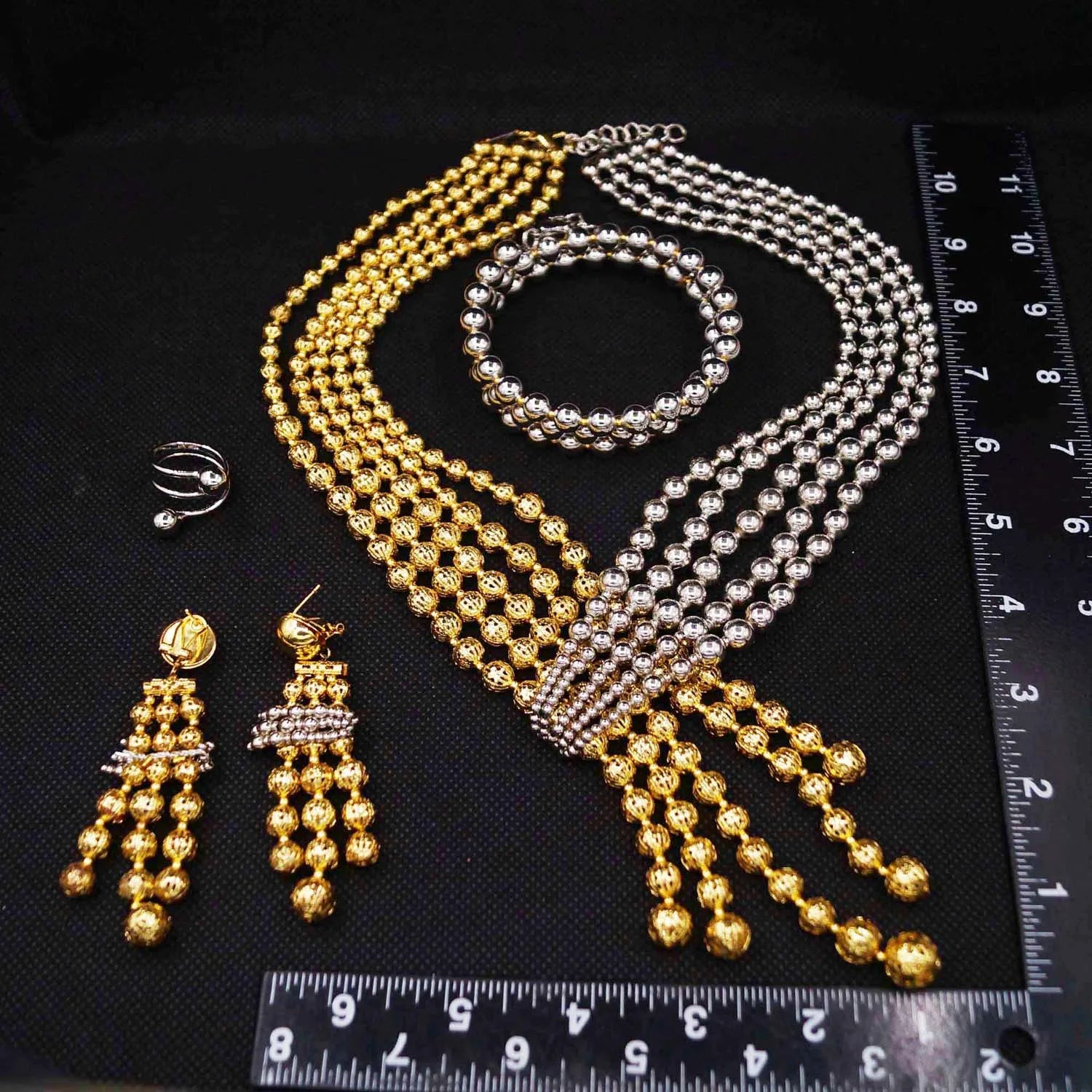 Jewelry Sets For Women Brazil Gold Plated Wedding Party Jewelry