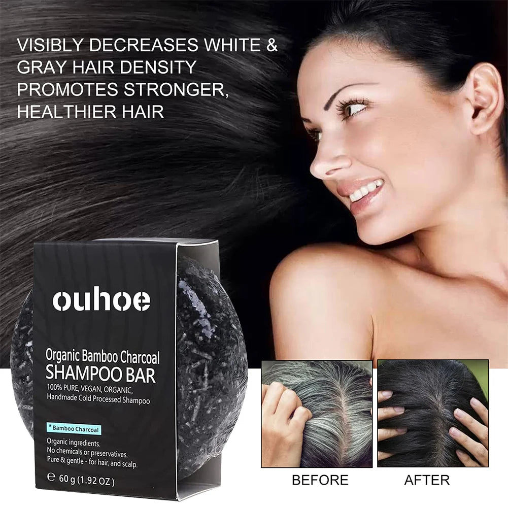 Hair Darkening Shampoo Soap Bar Hair Strengthen Black Hair Shampoo