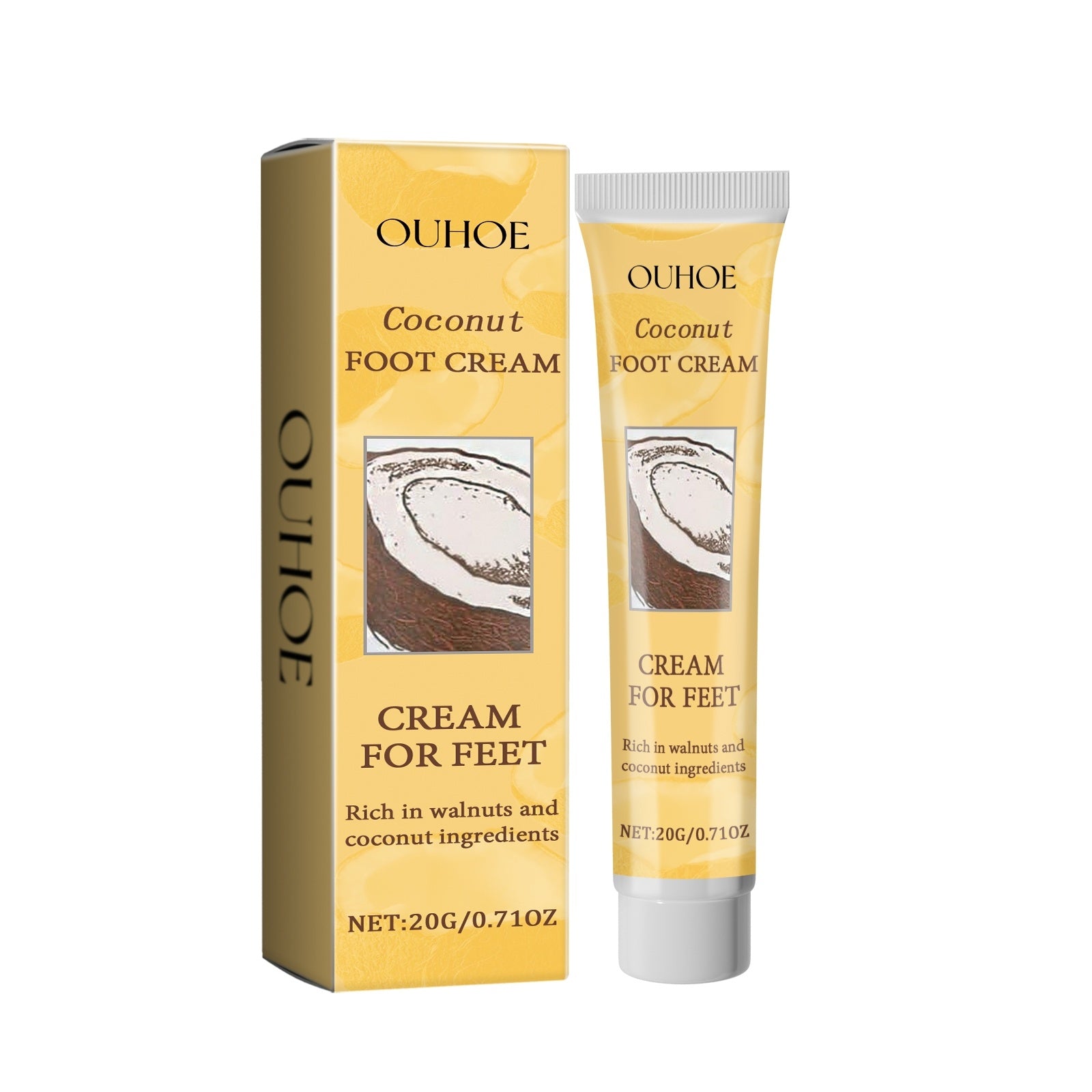 Coconut Flavored Foot Care Cream